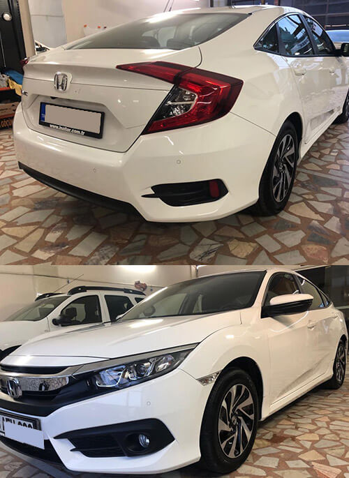honda civic seramik kaplama